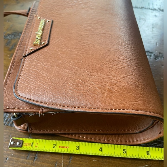 Enzo Angiolini Brown Leather Purse - Picture 12 of 14